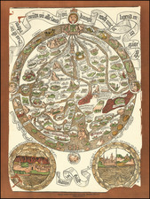 [Medieval World Map] Das ist die mapa mudi und alle Land un Kungkreich wie sie ligend in der ganze Welt By Hanns Rust