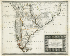 South America Map By Nicolas Sanson