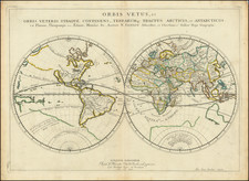 World and California as an Island Map By Nicolas Sanson