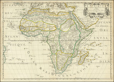 Afrique . . . 1650 By Nicolas Sanson