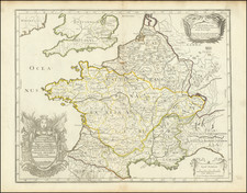 France Map By Nicolas Sanson