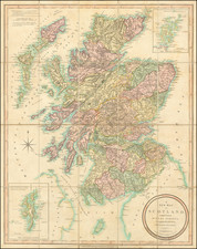 Scotland Map By Joseph  Enouy  / Richard Holmes Laurie