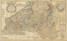 Belgium and Luxembourg Map By Herman Moll