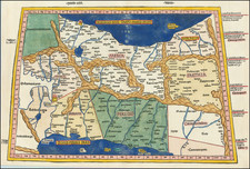 Persia & Iraq Map By Claudius Ptolemy / Johann Reger