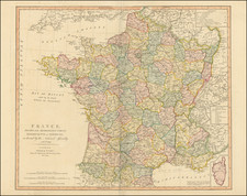 France Map By William Faden