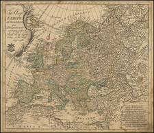 Europe Map By Leonard Von Euler