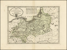 Poland, Russia and Baltic Countries Map By Franz Johann Joseph von Reilly