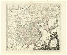 L'Empire De La Chine, Avec La Tartrie Chinoise d'Apres l'Atlas Chinois . . . 1779