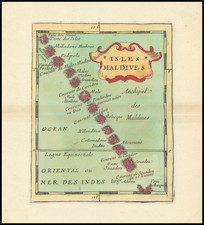 Indian Ocean Map By Pierre Du Val / Nicolas Langlois