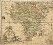 Africa Map By Leonard Von Euler