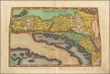  (Adriatic & Balkans) Tabula V Europae [Title on verso] By Lorenz Fries