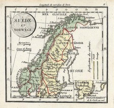 Europe and Scandinavia Map By Denisle-Tardieu