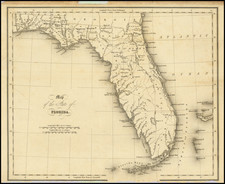 Florida Map By Hinton, Simpkin & Marshall