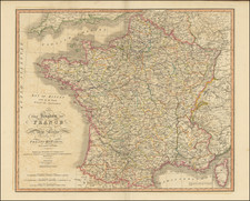 France Map By William Faden