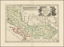 Albania, Kosovo, Macedonia Map By Franz Johann Joseph von Reilly