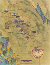 Pictorial Maps and California Map By Oceana Maps