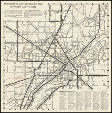 Ohio Map By D. Frank Dreher