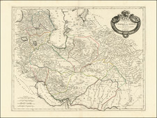 [ Persian Empire ]   Carte de L'Empire De Perse . . . 1779 By Paolo Santini / Giovanni Antonio Remondini