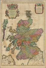 Scotland Map By Alexis-Hubert Jaillot