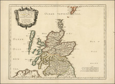 Scotland Map By Nicolas Sanson