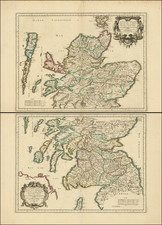 Scotland Map By Nicolas Sanson