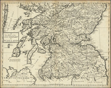  A New Map of the South Part of Scotland By Andrew Johnston