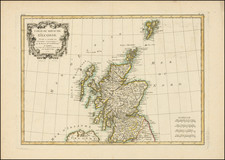 Scotland Map By Rigobert Bonne