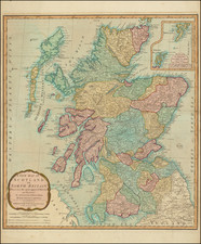 Scotland Map By Laurie & Whittle