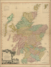 [ Scotland ]  North Britain or Scotland Divided into its Counties Corrected from the best Surveys . . . By William Faden