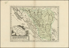 Croatia & Slovenia Map By Franz Johann Joseph von Reilly