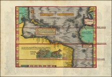 Oceani Occidentalis Seu Terrae Novae Tabula  [The Admiral's Map] By Lorenz Fries