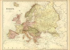 Europe and Europe Map By Adam & Charles Black