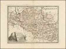 Poland and Ukraine Map By Franz Johann Joseph von Reilly