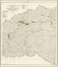 Oklahoma & Indian Territory Map By United States Department of the Interior