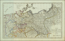 Karte der sämtlichen Preussischen Stāten nach astronomischen Beobachtungen und den vorzüglichsten speziellen Karten entworfen. By Tranquillo Mollo