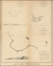 Reconnaissance of San Clemente Harbor [with] Prisoner's Harbor . . . [with] Cuyler's Harbor Island of San Miguel . . .  1852 By United States Coast Survey