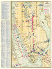 New York City Map By Rand McNally & Company