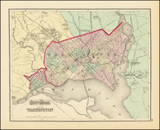 Gray's Atlas Map of Washington By O.W. Gray