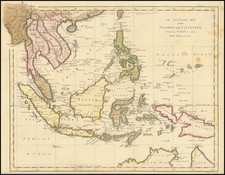 An Accurate Map of the Islands and Channels between China and New Holland By Robert Wilkinson