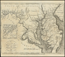 The States of Maryland and Delaware from the latest Surveys 1799 By John Payne
