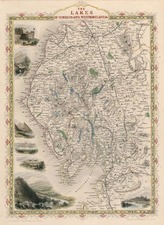 Europe and British Isles Map By John Tallis