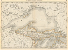 Michigan Map By Rand McNally & Company
