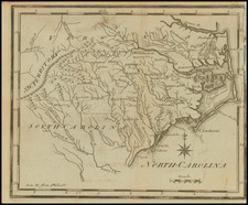 North Carolina Map By Joseph Scott