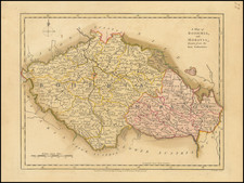 Bohemia including Moravia Austrian Silesia Eger & Glatz By Robert Wilkinson