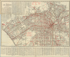 Los Angeles Map By E.F. Hill