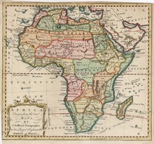 Africa and Africa Map By Thomas Jefferys