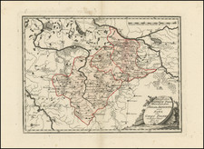 (Poland) Der Koniglichen Republik Polen Woiwodschaften Sieradz, Lentschitz, und Rawa oder Gross Polens sudlicher Theil By Franz Johann Joseph von Reilly