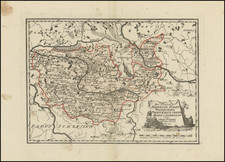 Poland Map By Franz Johann Joseph von Reilly