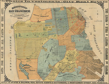 San Francisco & Bay Area Map By Henry G. Langley / George B. Wilbur