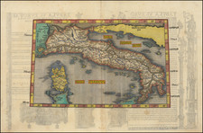 [ Italy & Corsica ]   Tabula VI Europae  By Lorenz Fries